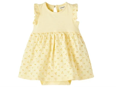 Lil Atelier double cream bodykjole broderie anglaise